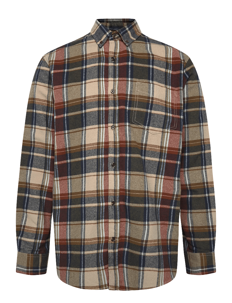 SIGNAL - 15857 MannSi Check - karierte hemden - rusty red - 0