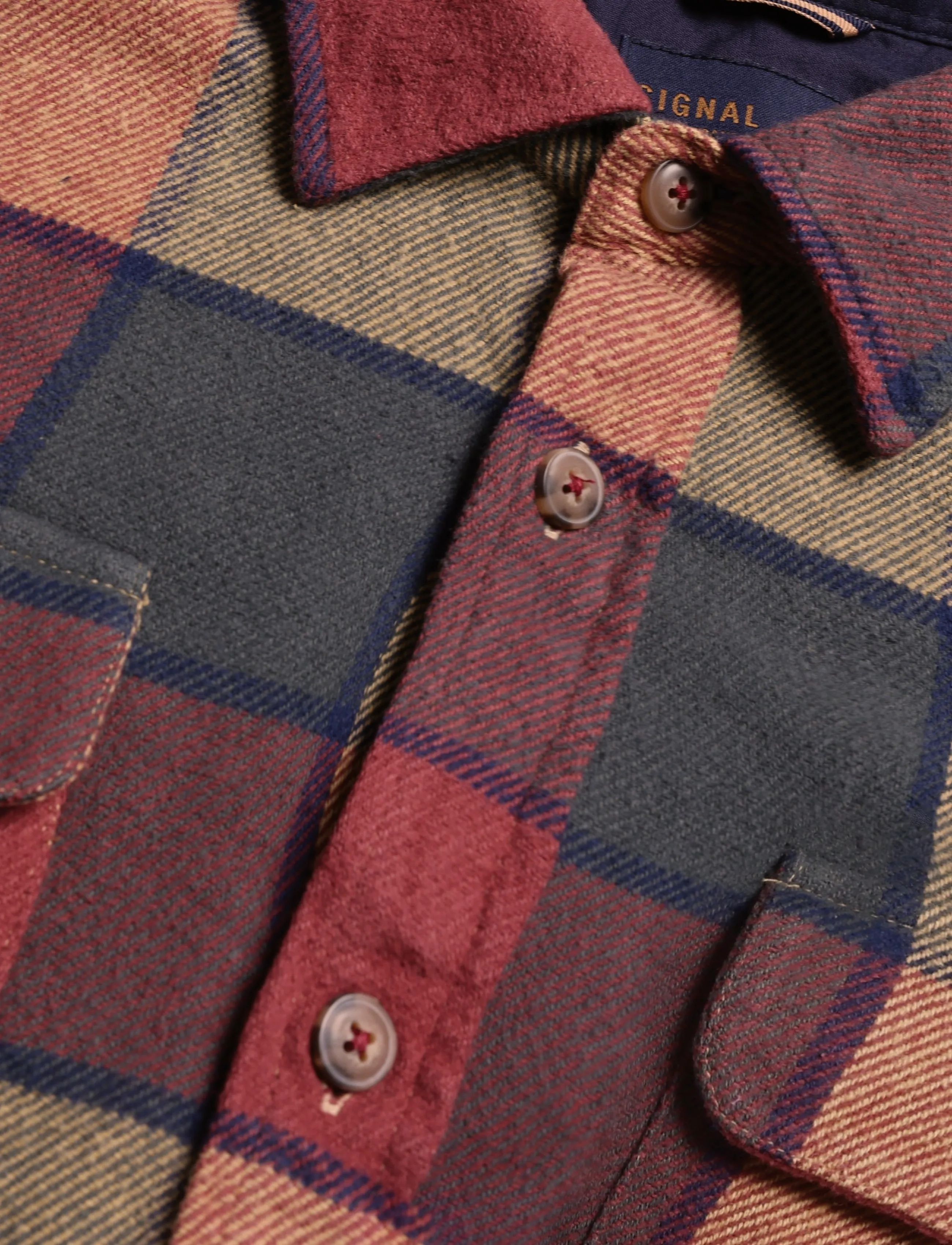 SIGNAL - 15868 JeppeSi Check - flanell-hemden - rusty red - 2