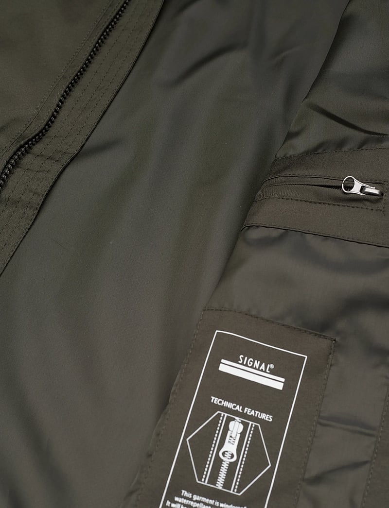 SIGNAL - JoeSi Bomber + - vårjakker - green wood - 4