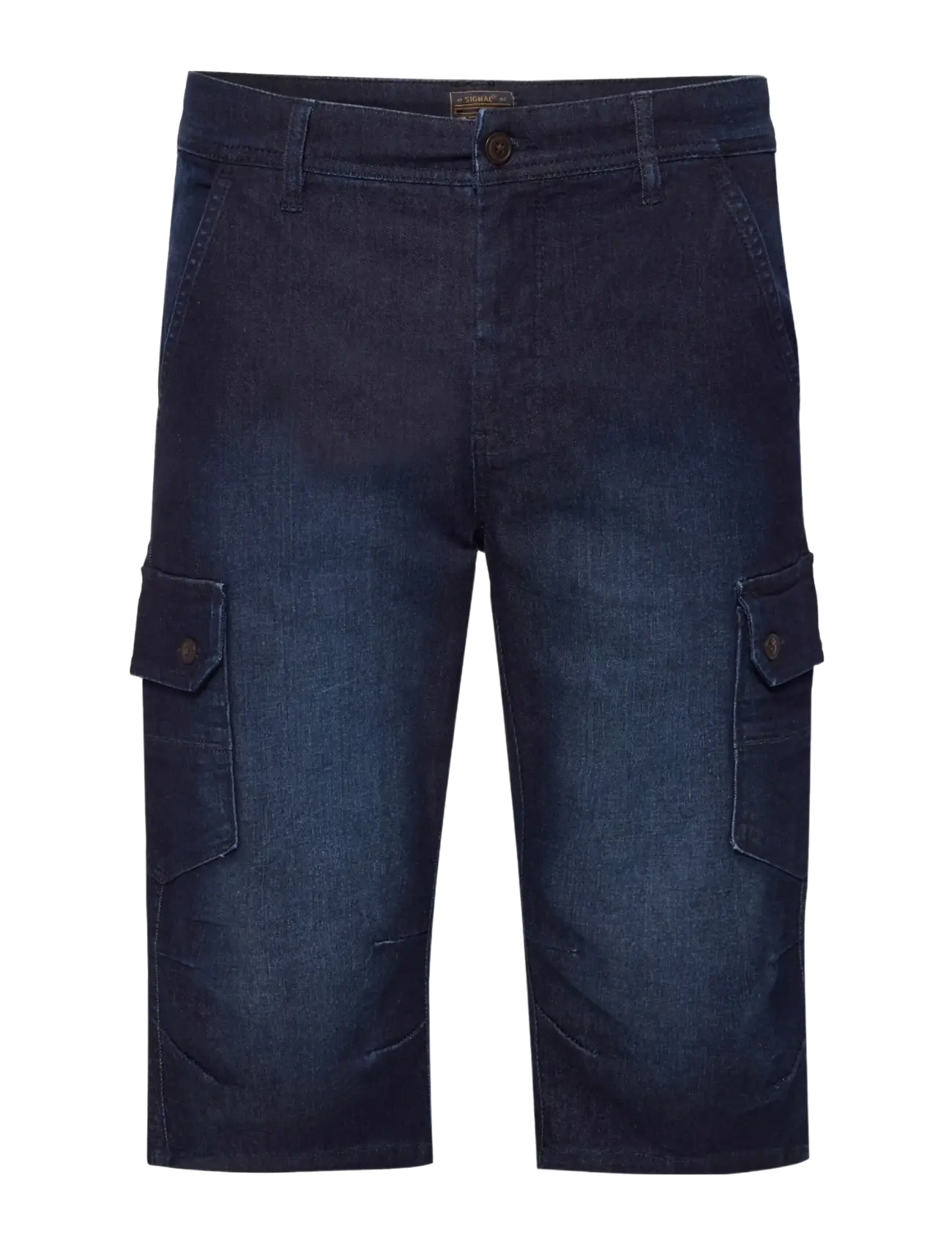 SIGNAL Gerhardtsi Denim Shorts, L, Navy, Shorts > Denim Shorts, Herre