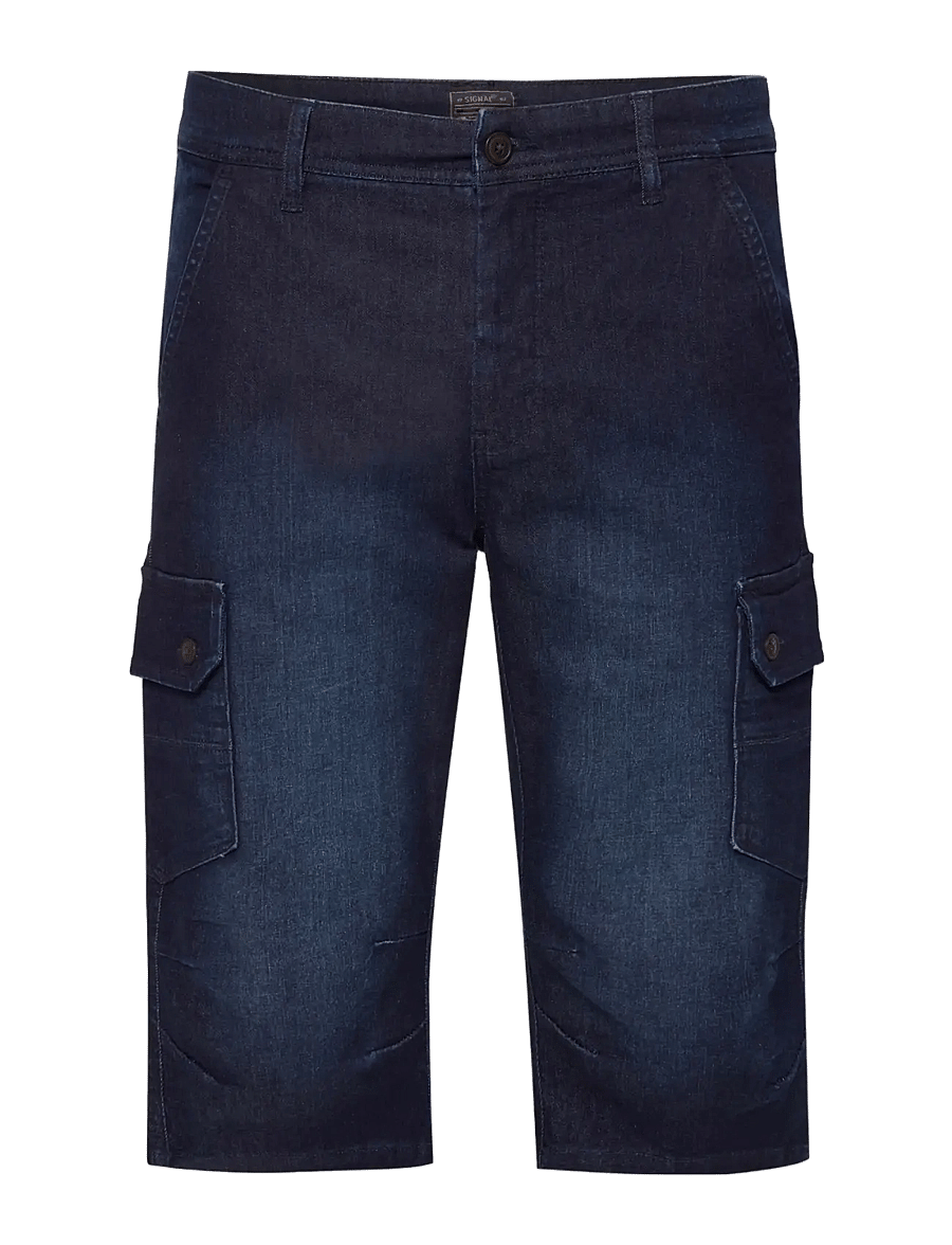 SIGNAL - GerhardtSi Denim Shorts - jorts - rinse denim - 0