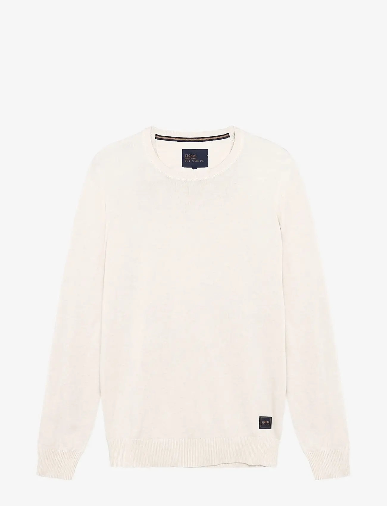 SIGNAL - ViceSi Crew + - round necks - egret dust mel - 0