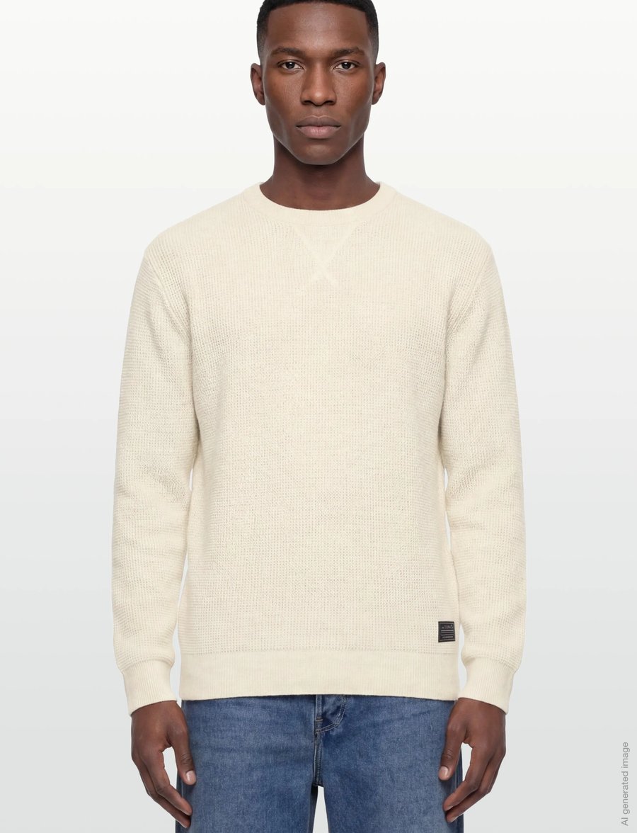 SIGNAL - AndySi Structure + - Ümmarguse kaelusega kudumid - egret dust mel - 3