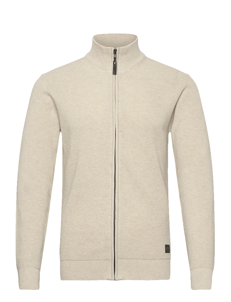 SIGNAL - AndersSi Structure Cardigan + - cardigans - egret dust mel - 0