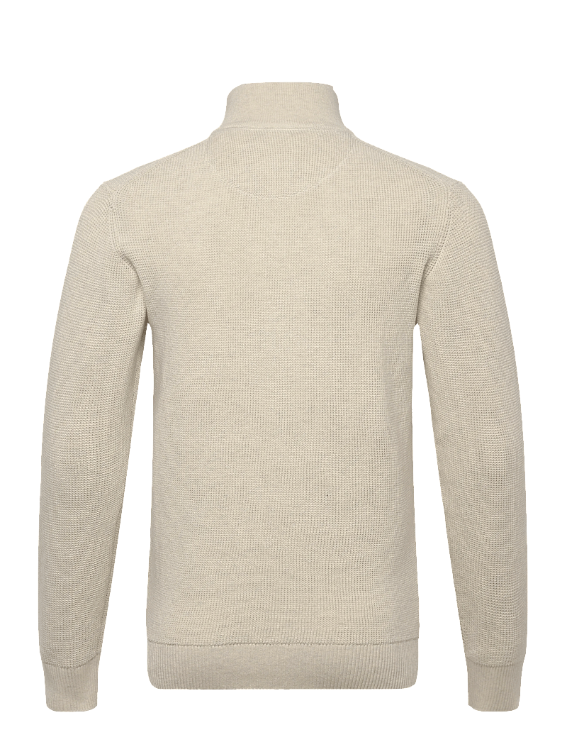 SIGNAL - AndersSi Structure Cardigan + - cardigans - egret dust mel - 1