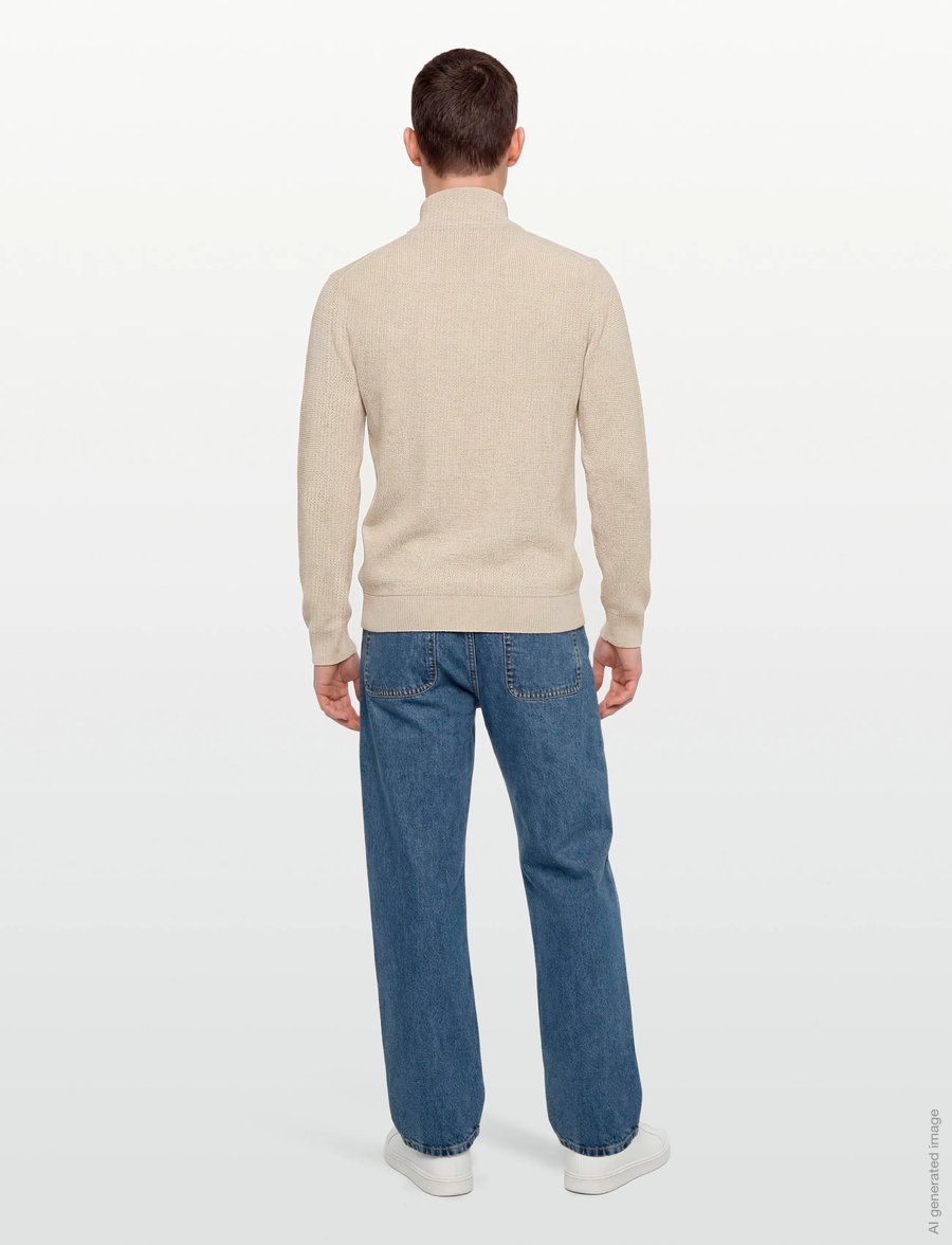 SIGNAL - AndersSi Structure Cardigan + - kardiganid - egret dust mel - 4