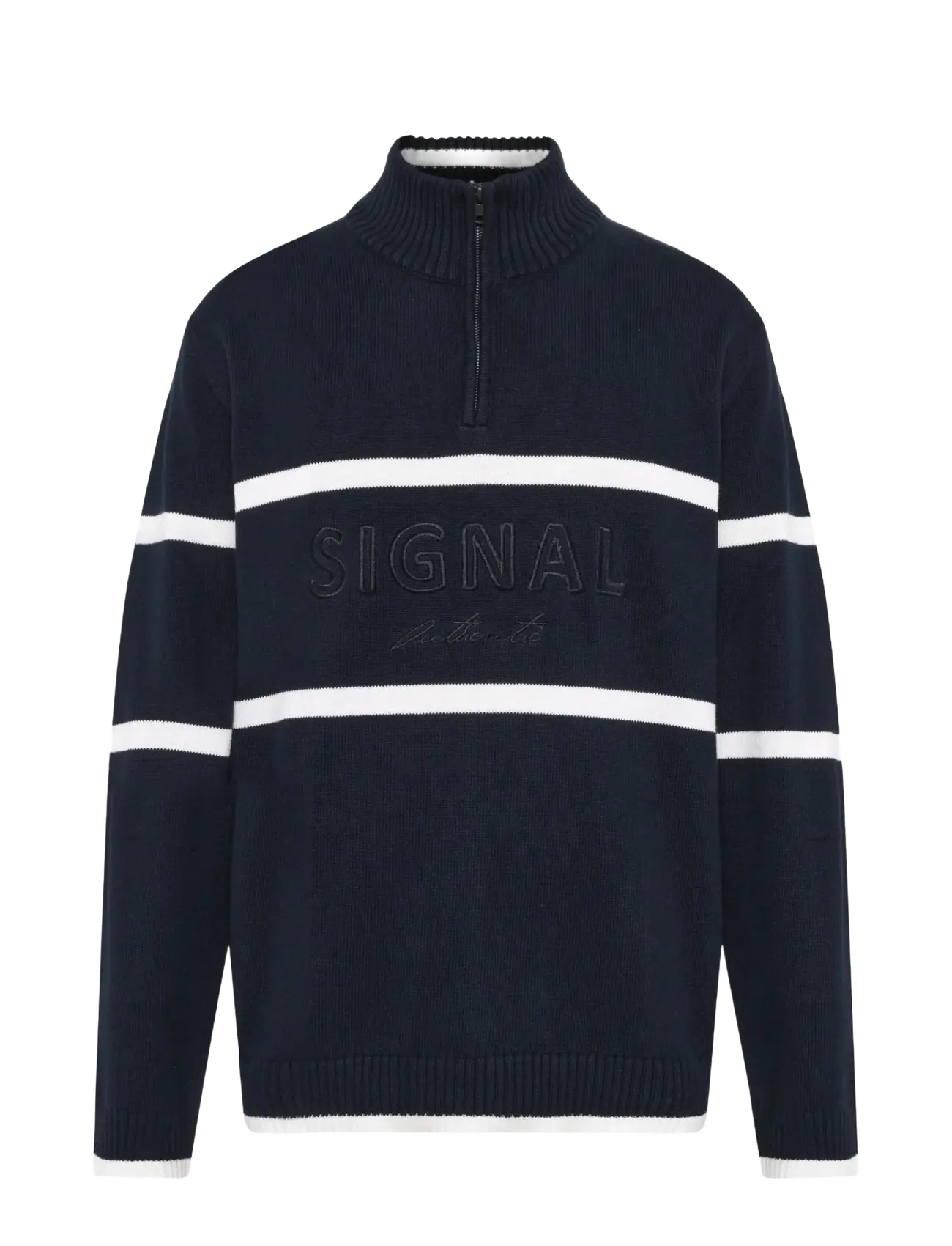 SIGNAL CaneSI Logo Knit - Strickmode - DEEP MARINE / navy