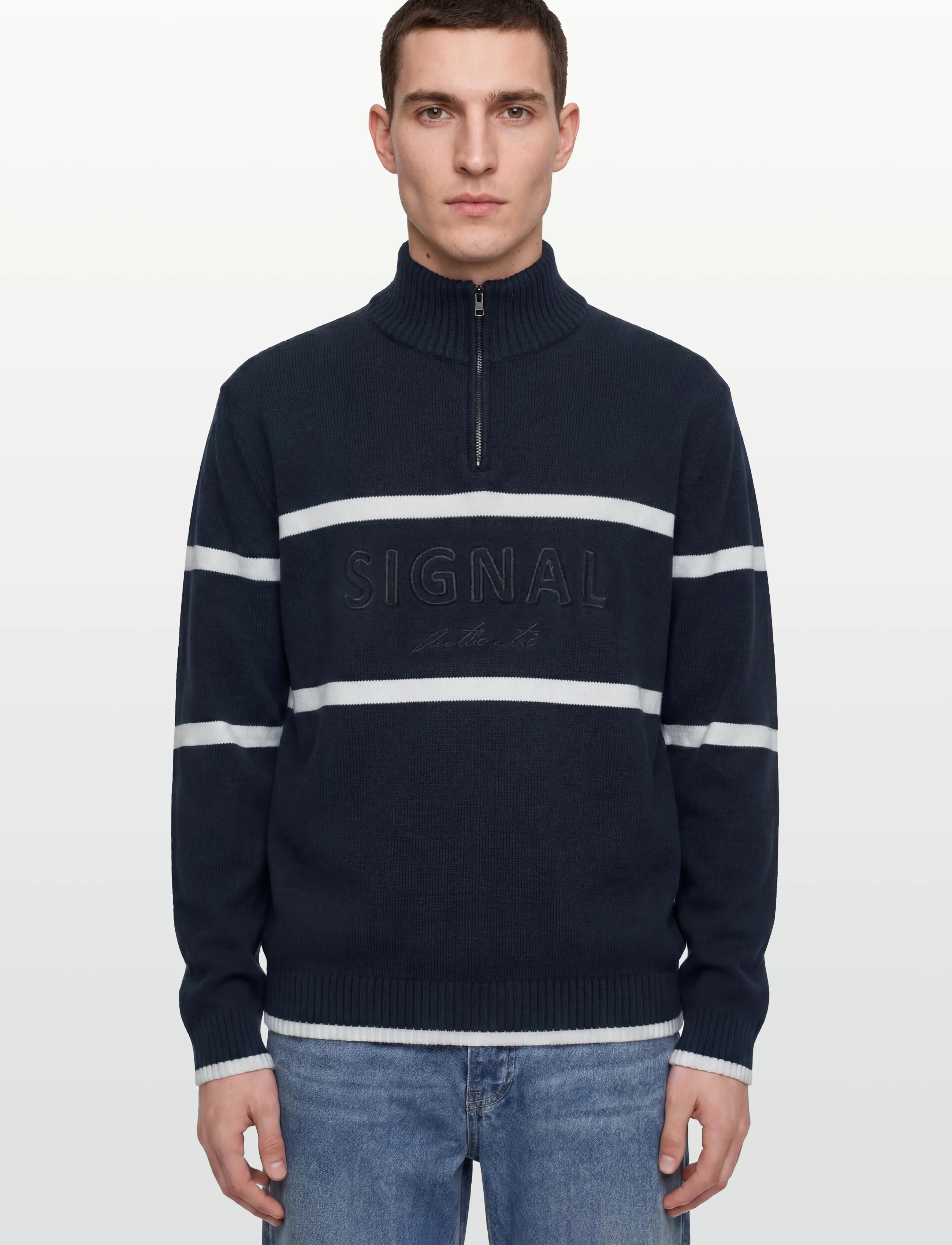 SIGNAL - CaneSI Logo Knit - men - deep marine - 3