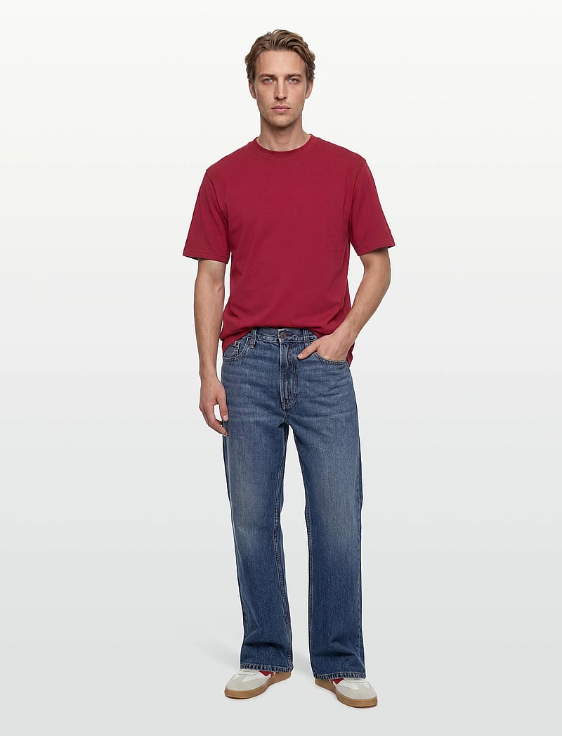 SIGNAL - EddySi + - kortærmede t-shirts - dusty red - 0