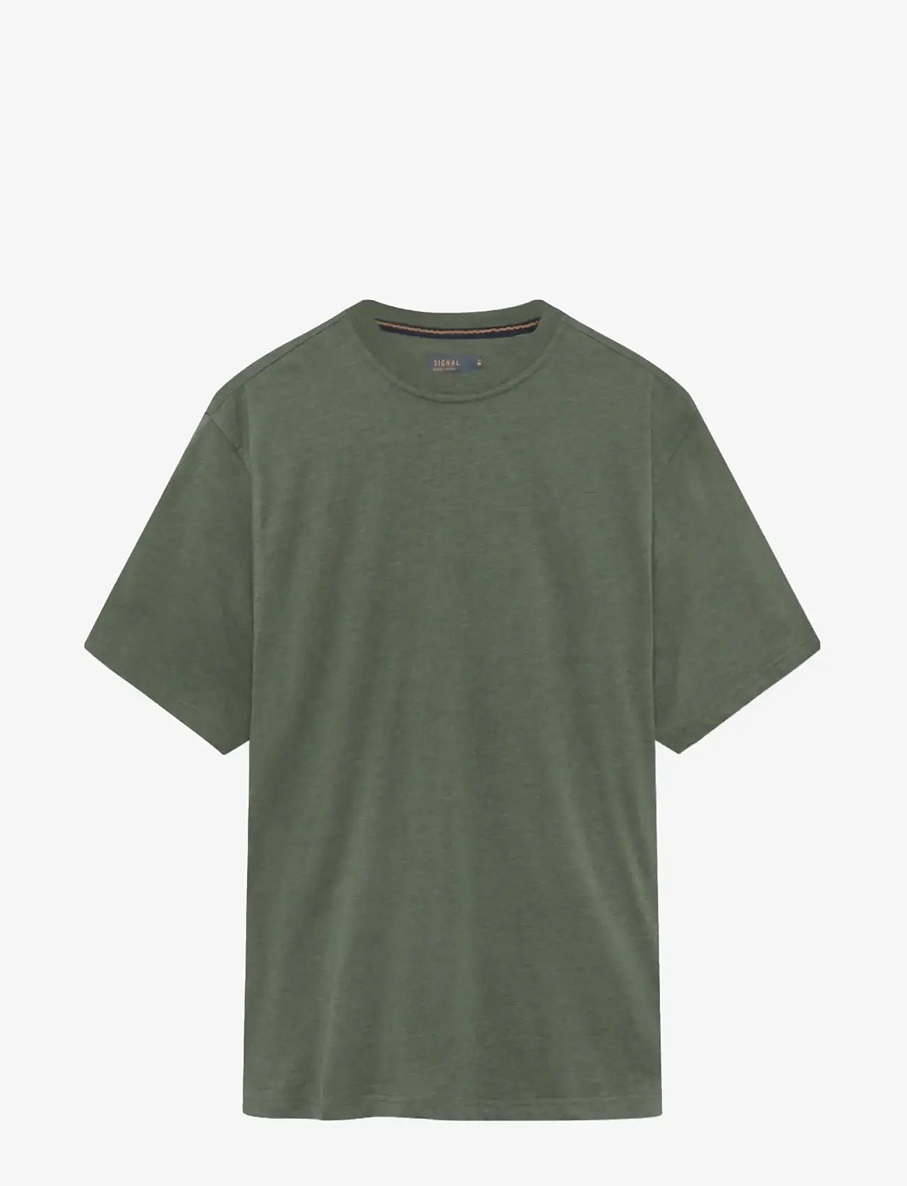 SIGNAL - EddySi + - kortærmede t-shirts - green bottle melange - 0