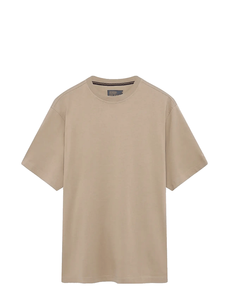 SIGNAL - EddySi + - kortærmede t-shirts - savana sand - 0