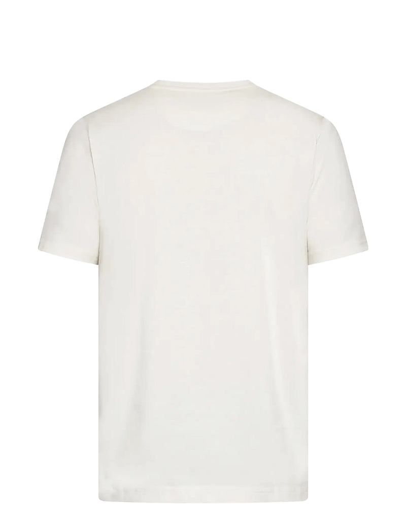 SIGNAL - FinnSi Front Print Tee + - kurzärmelig - ecru vapor - 1
