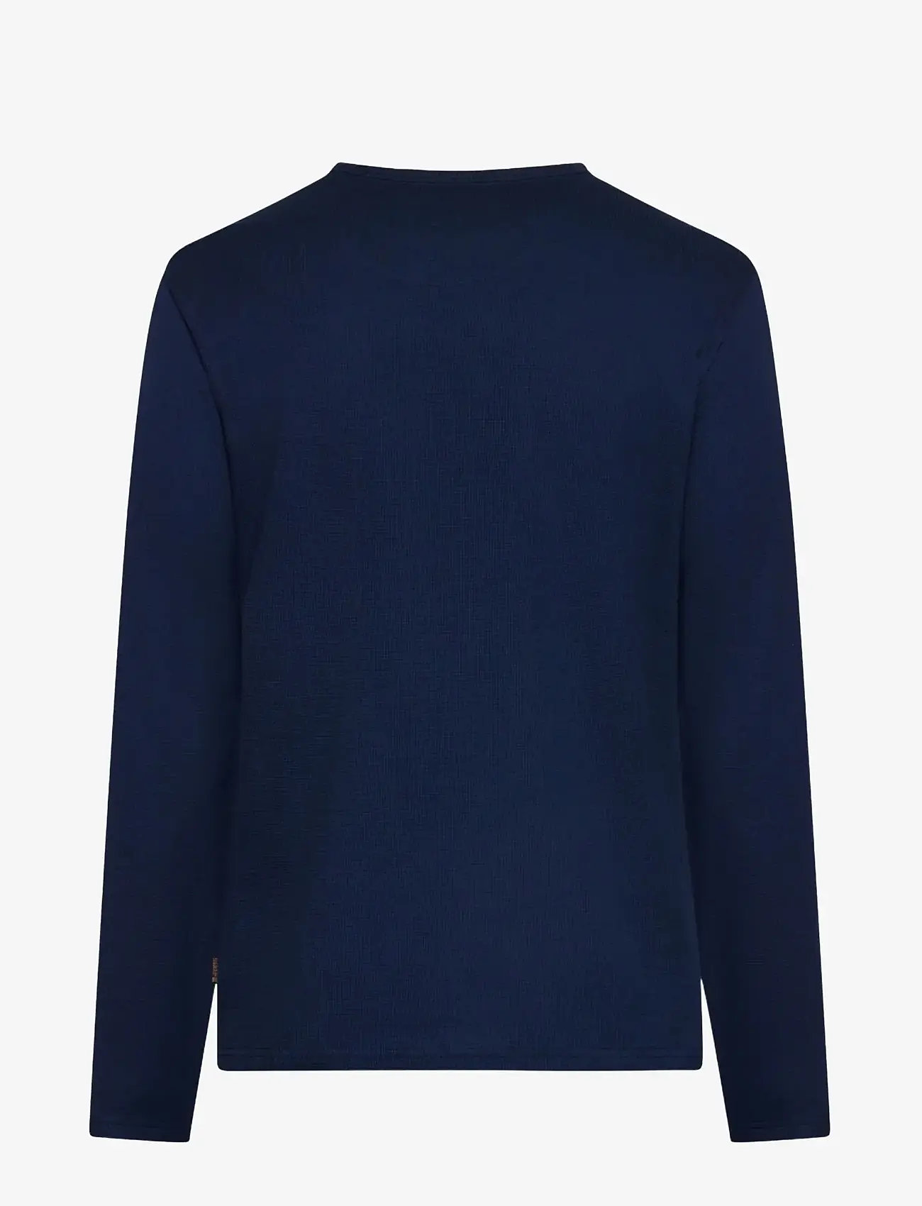 SIGNAL - FredSi Waffle Tee LS - laveste priser - blue captain - 1