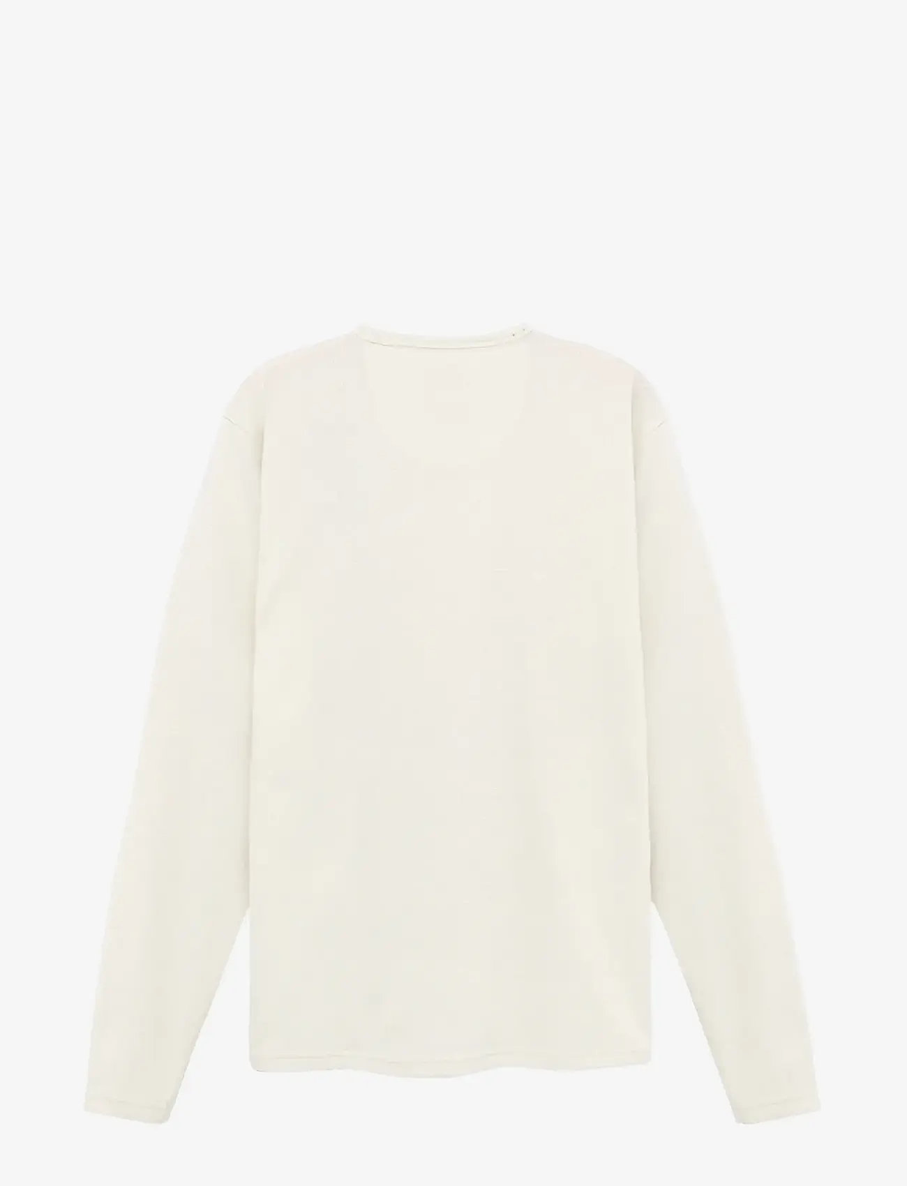 SIGNAL - FredSi Waffle Tee LS - long-sleeved t-shirts - ecru vapor - 1