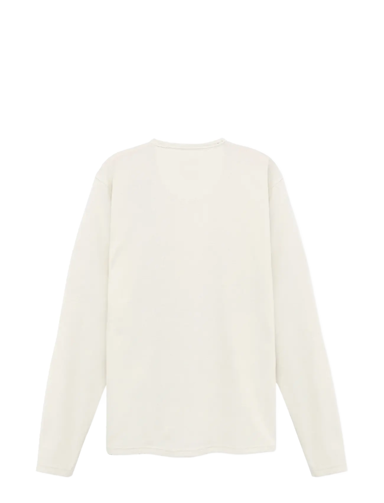 SIGNAL - FredSi Waffle Tee LS - långärmade t-shirts - ecru vapor - 1