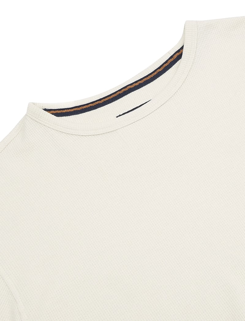 SIGNAL - FredSi Waffle Tee LS - long-sleeved t-shirts - ecru vapor - 2