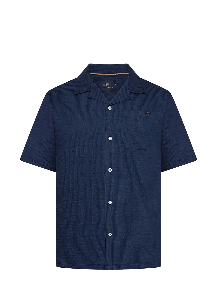 SIGNAL - EifelSi Shirt - krekli ar īsām piedurknēm - blue captain - 0