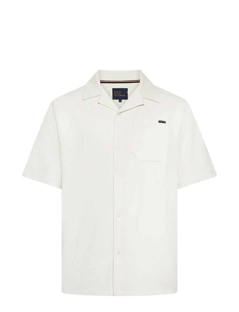 SIGNAL - EifelSi Shirt - kortærmede skjorter - ecru vapor - 0