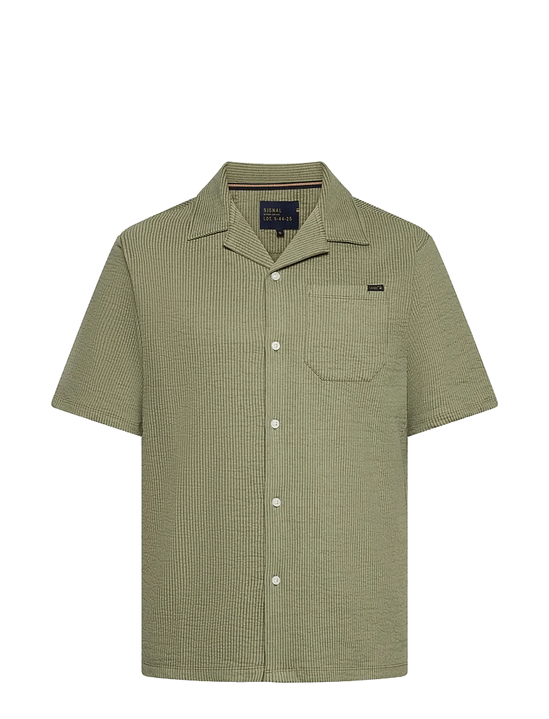 SIGNAL - EifelSi Shirt - kurzarmhemden - oil green - 0