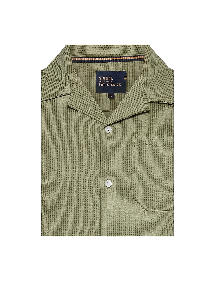SIGNAL - EifelSi Shirt - kortærmede skjorter - oil green - 2