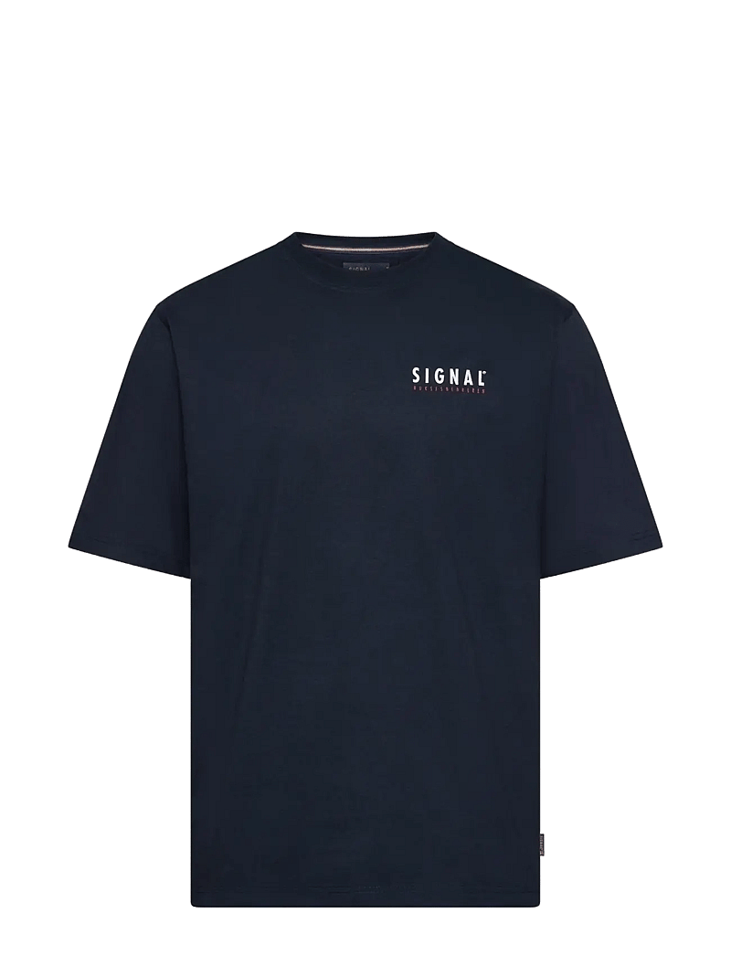 SIGNAL - FabSi Backprint Tee - lühikeste varrukatega t-särgid - deep marine - 0