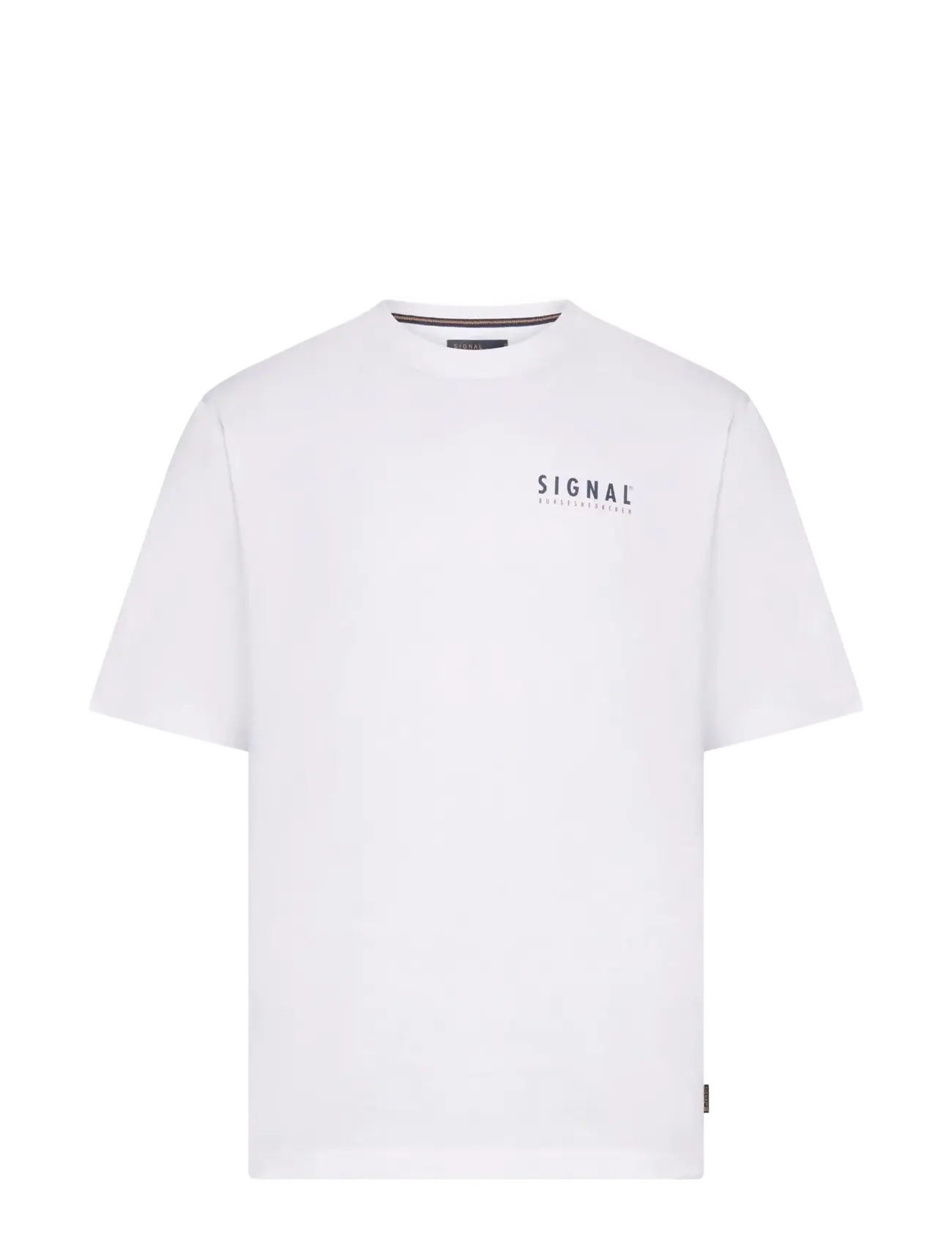 SIGNAL FabSi Backprint Tee - T-särgid - WHITE / white