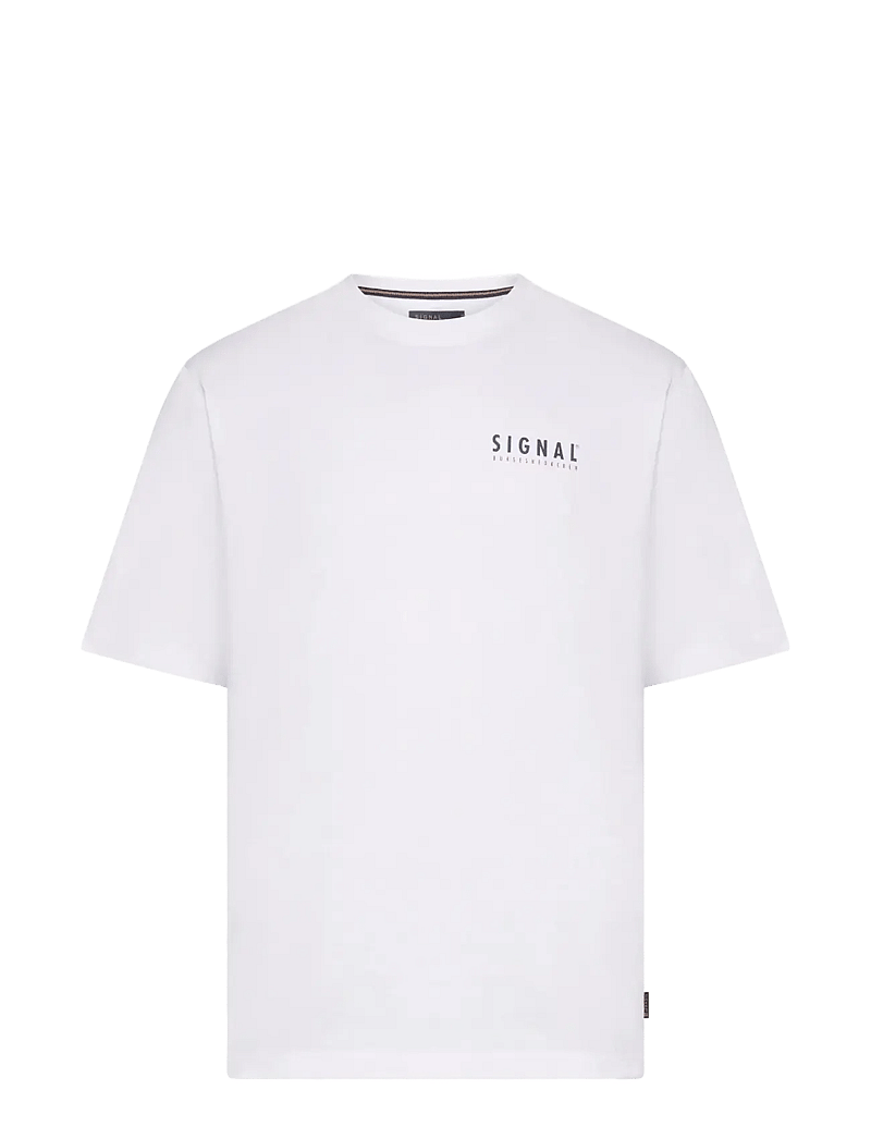 SIGNAL - FabSi Backprint Tee - lühikeste varrukatega t-särgid - white - 0