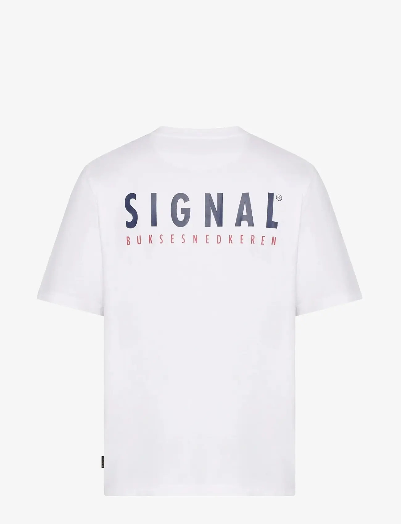 SIGNAL - FabSi Backprint Tee - lühikeste varrukatega t-särgid - white - 1