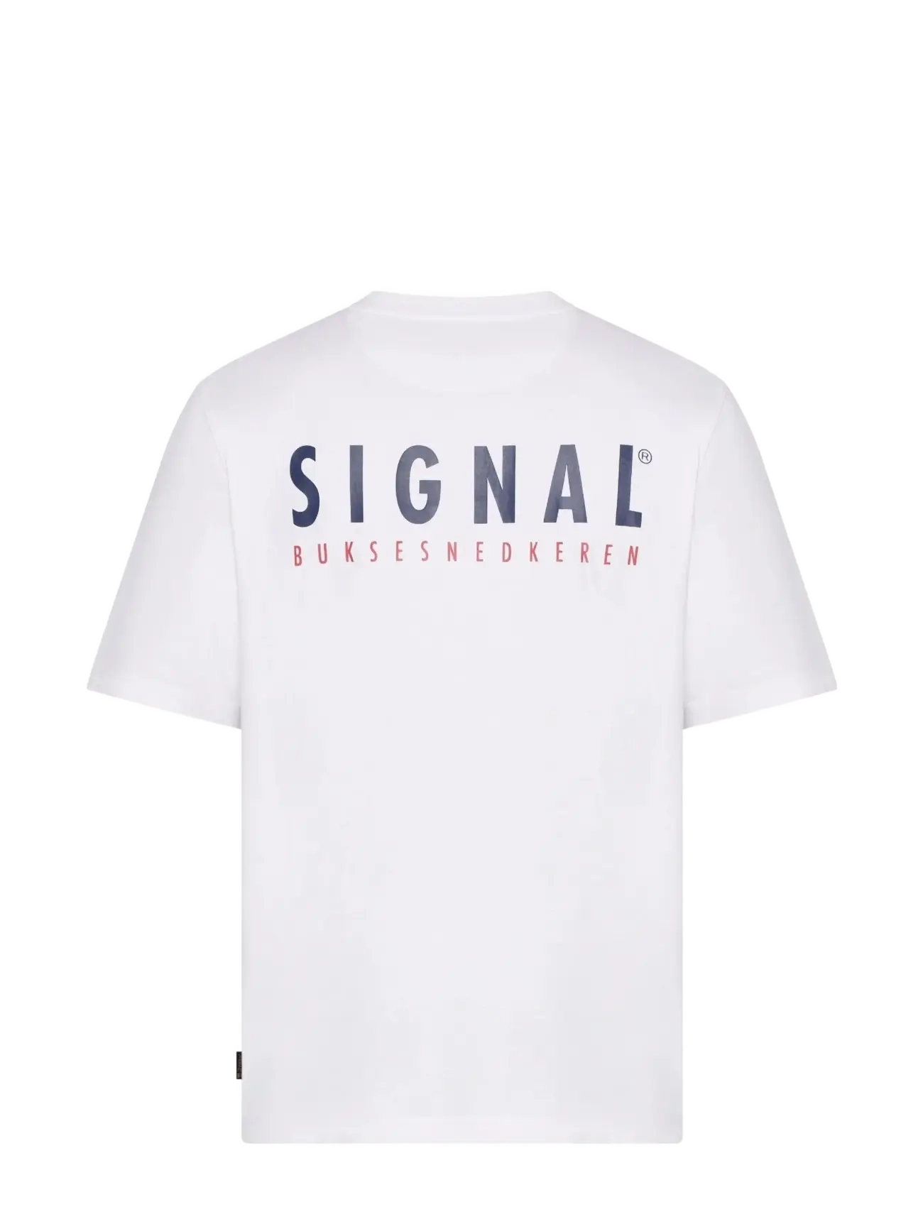 SIGNAL - FabSi Backprint Tee - short-sleeved t-shirts - white - 1