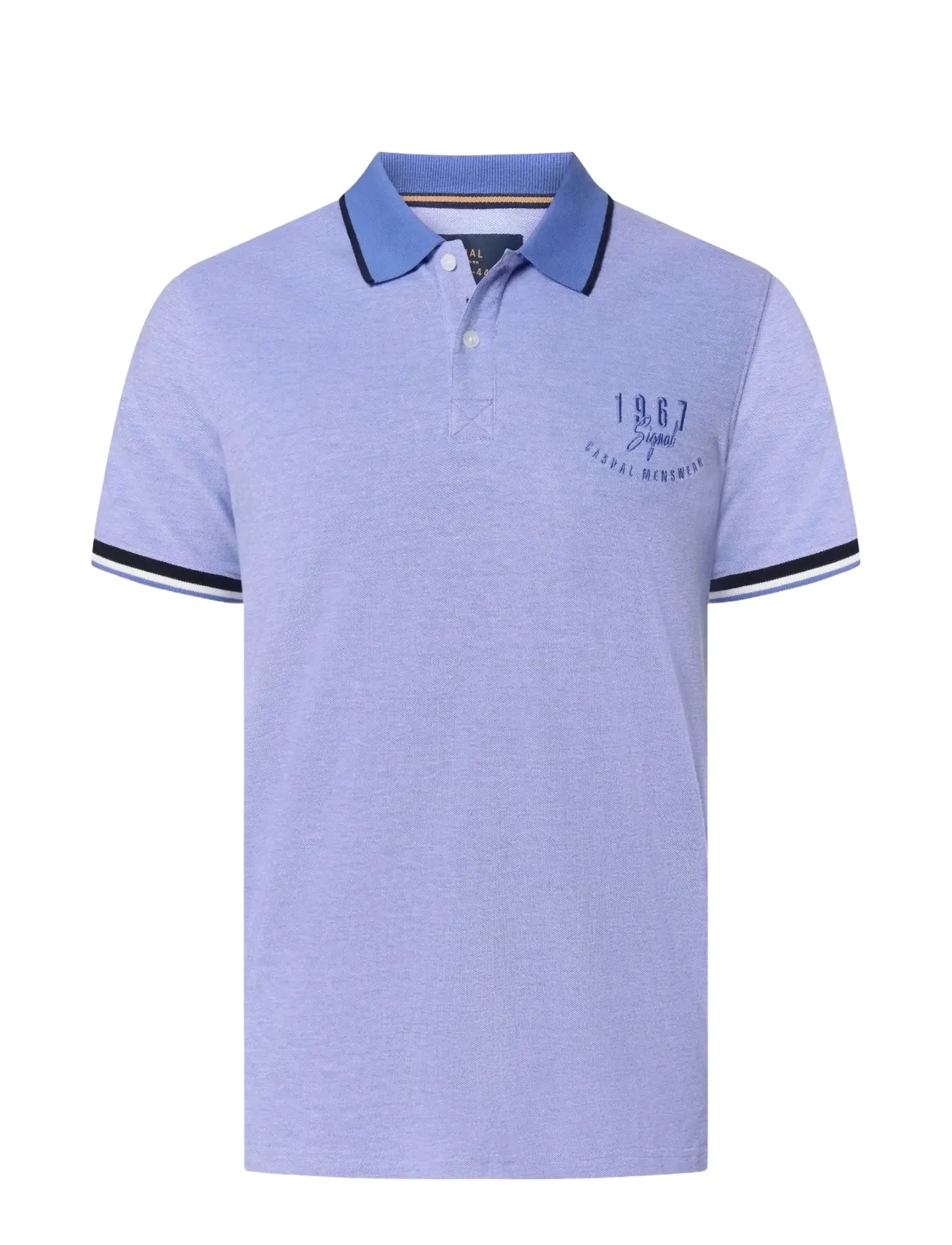 SIGNAL ElvisSi Oxford Polo - Poloer - BLUE LEGACY / purple