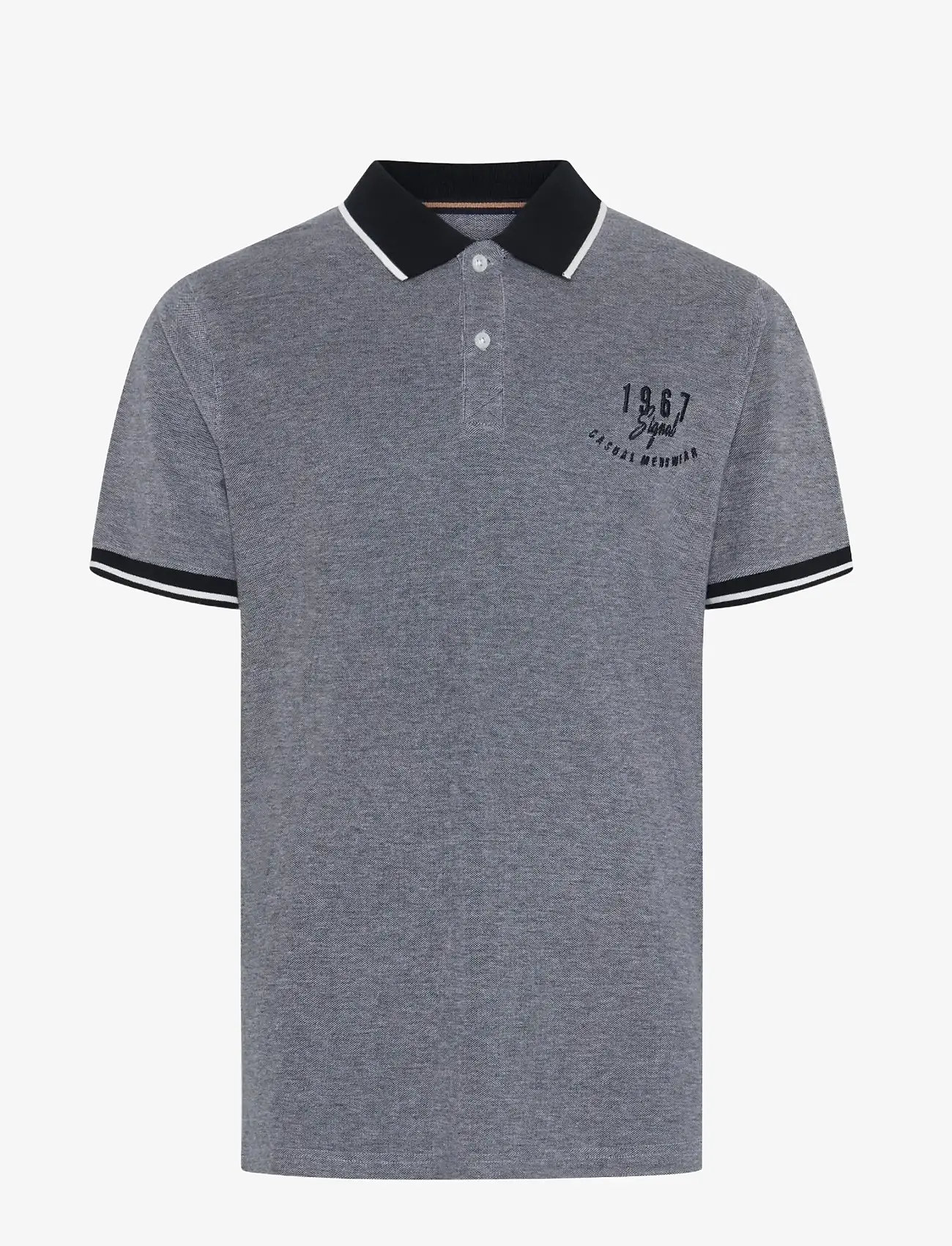 SIGNAL - ElvisSi Oxford Polo - lühikeste varrukatega polod - deep marine - 0