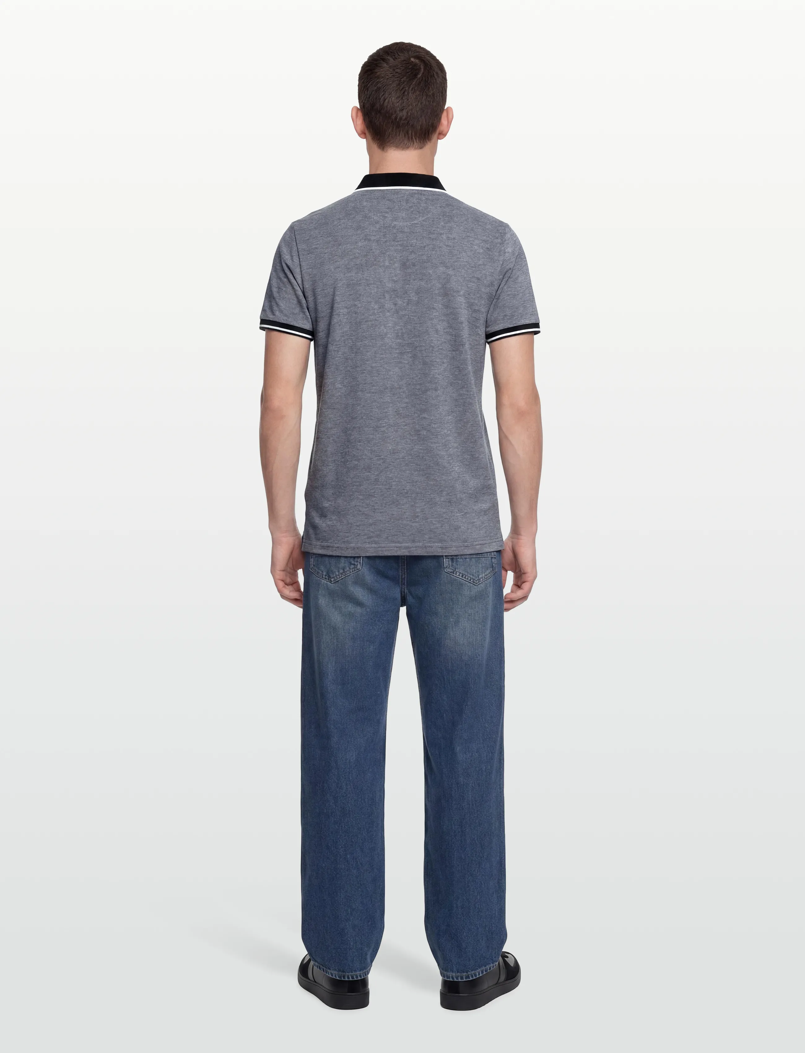 SIGNAL - ElvisSi Oxford Polo - short-sleeved polos - deep marine - 4