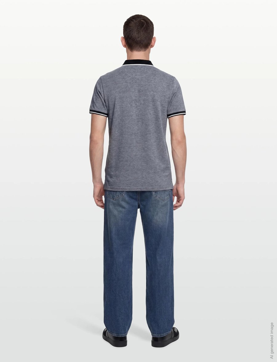 SIGNAL - ElvisSi Oxford Polo - kortärmade pikéer - deep marine - 4
