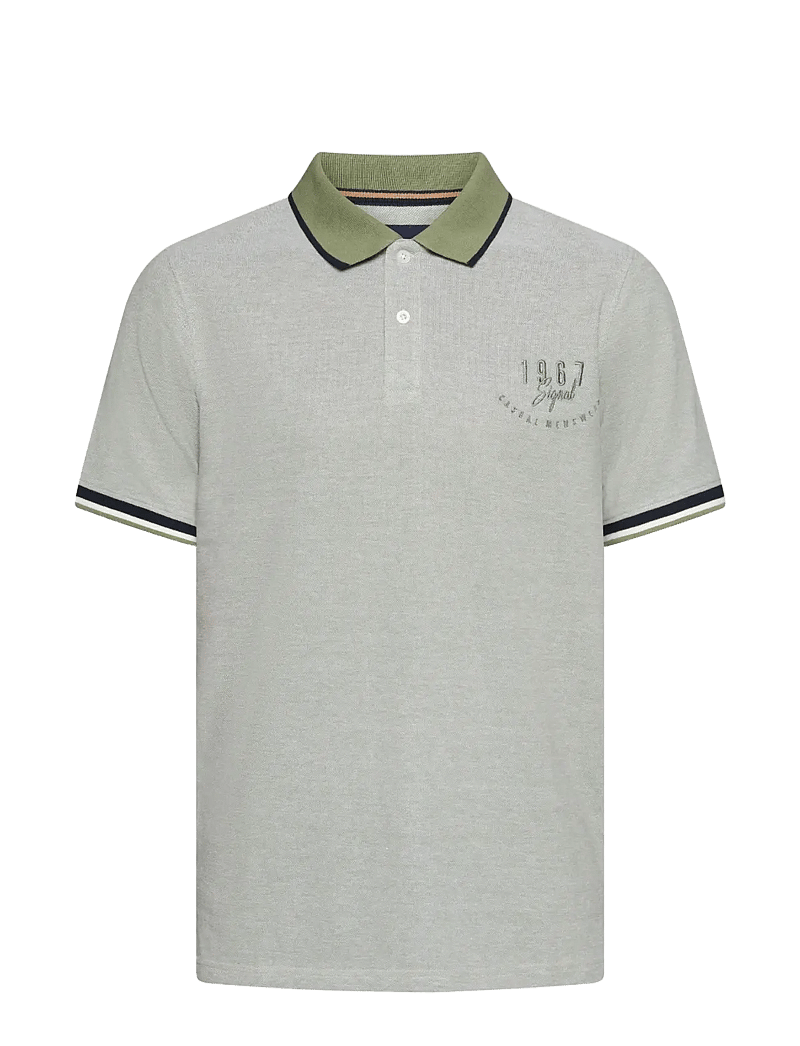 SIGNAL - ElvisSi Oxford Polo - kortærmede poloer - oil green - 1