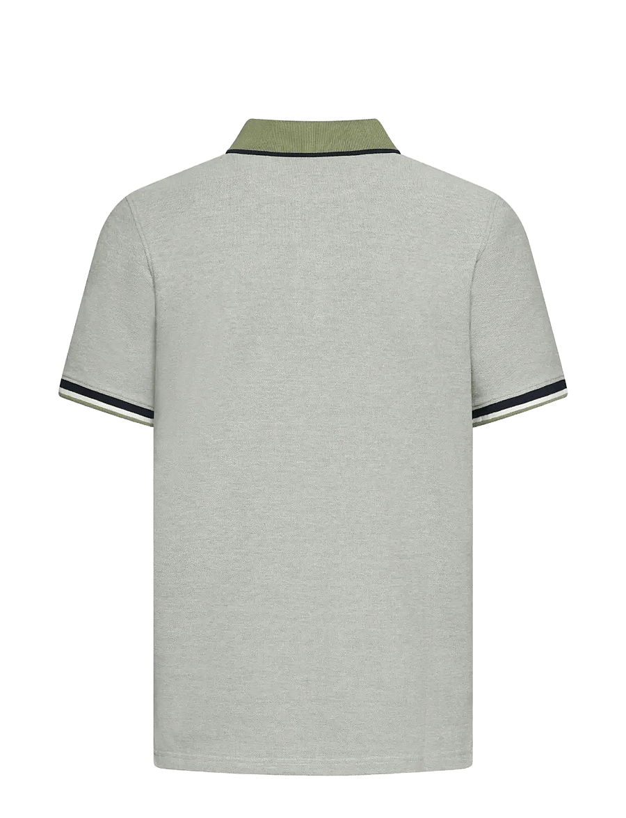 SIGNAL - ElvisSi Oxford Polo - stutterma pólóbolir - oil green - 2