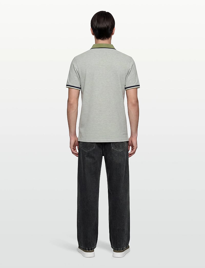 SIGNAL - ElvisSi Oxford Polo - kortærmede poloer - oil green - 4