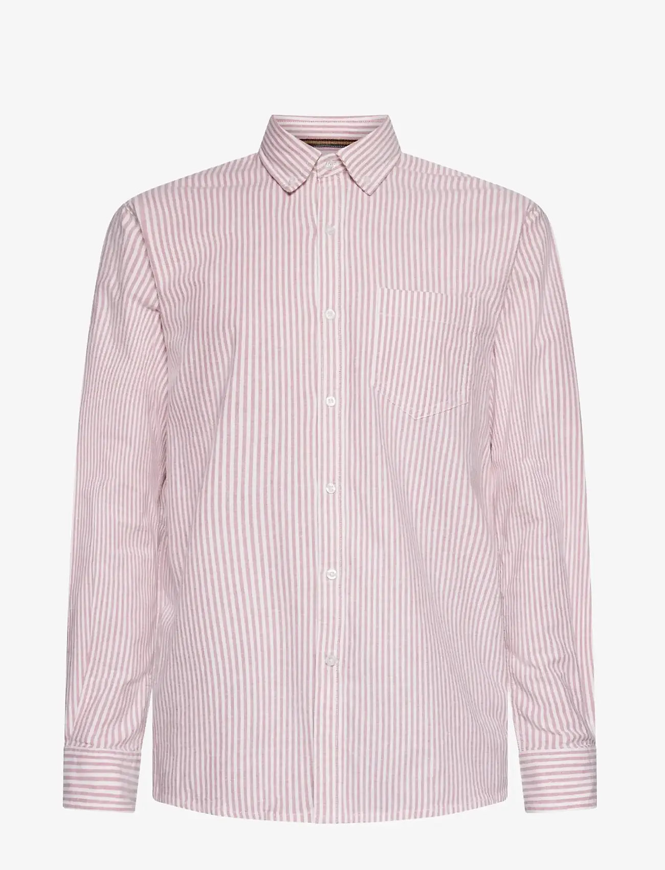 SIGNAL - ScottSi Oxford + - stribede skjorter - dusty red - 0