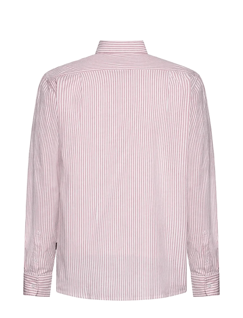 SIGNAL - ScottSi Oxford + - stribede skjorter - dusty red - 1