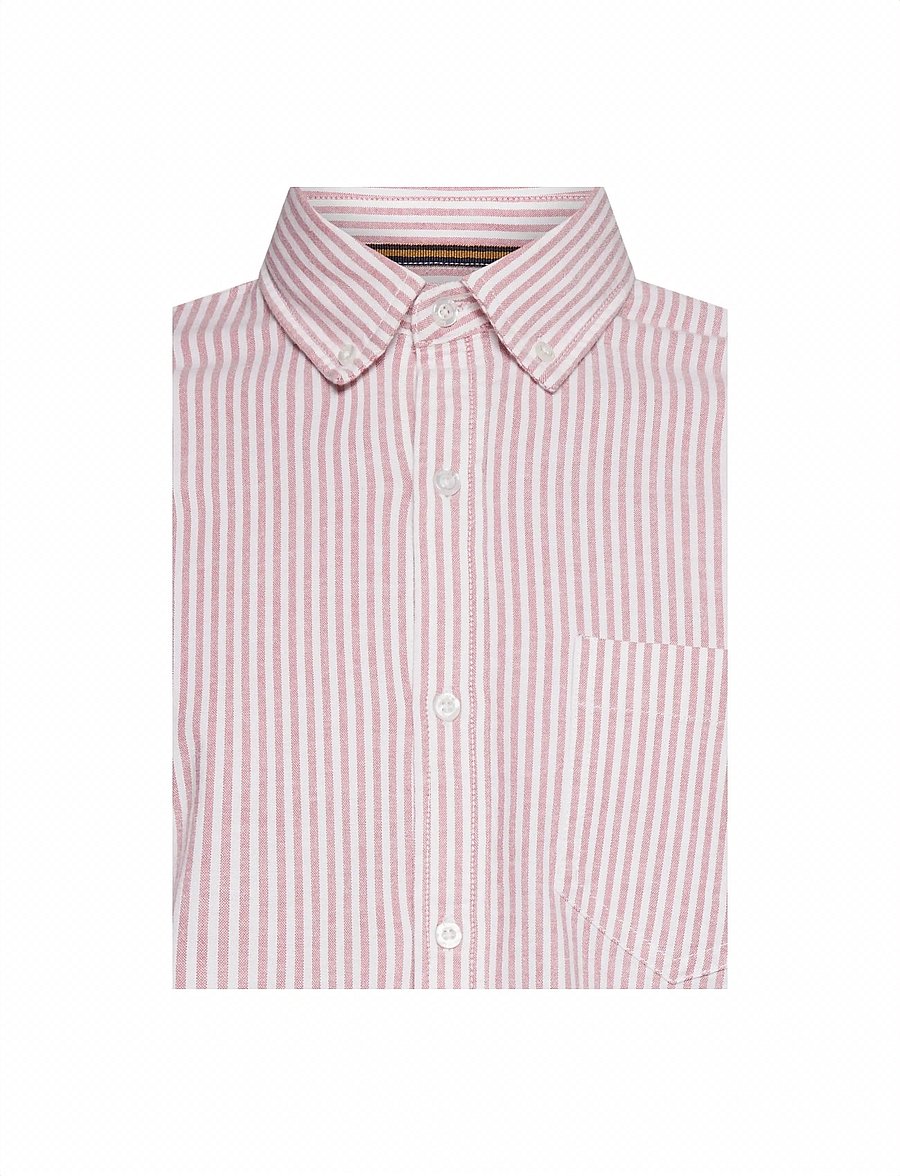 SIGNAL - ScottSi Oxford + - randiga skjortor - dusty red - 5