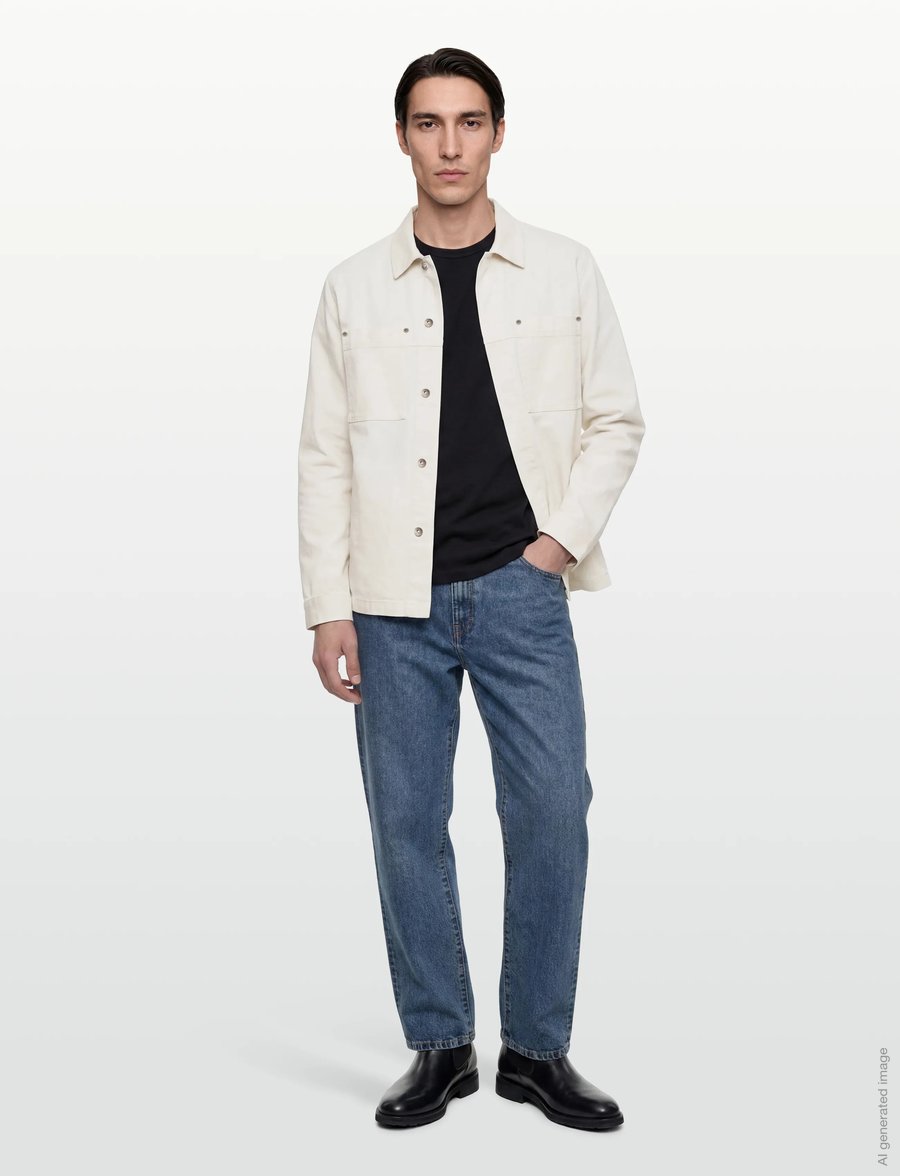 SIGNAL - GriffSi Twill - overshirts - ivory cream - 0