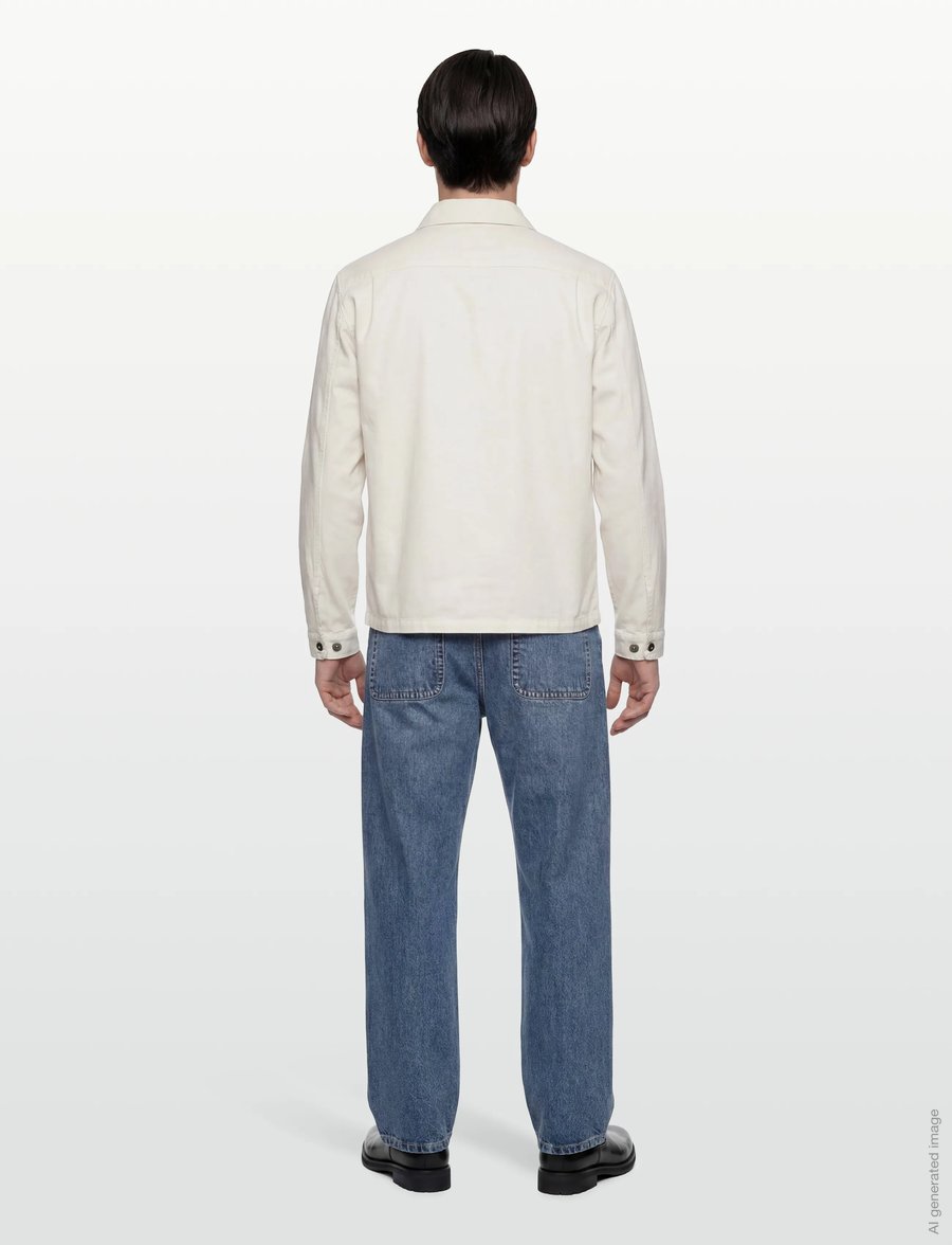 SIGNAL - GriffSi Twill - overshirts - ivory cream - 4