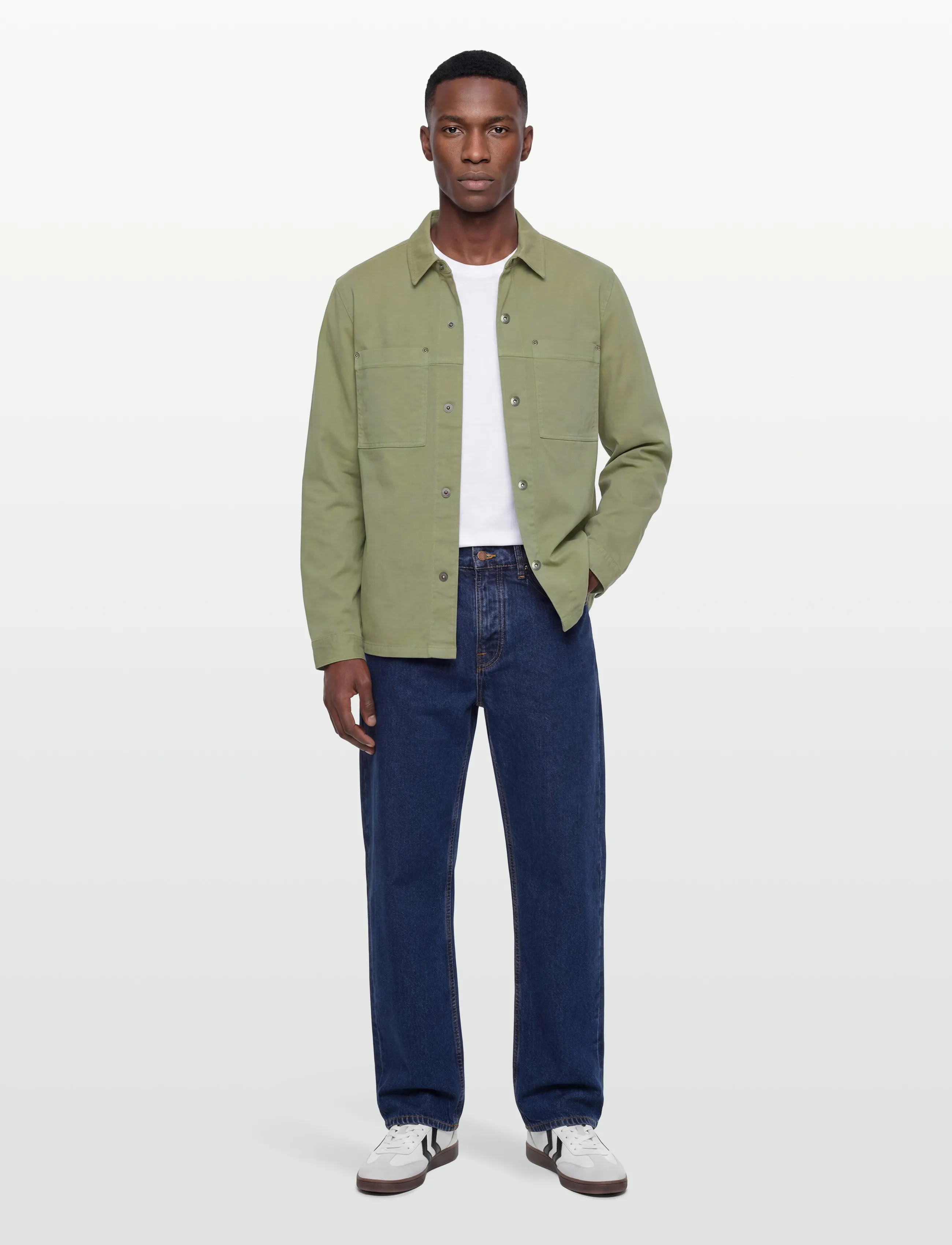 SIGNAL GriffSi Twill - Overshirts - OIL GREEN / khaki/green