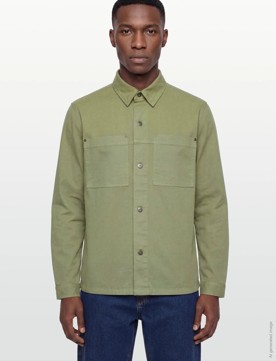 SIGNAL - GriffSi Twill - overshirts - oil green - 3