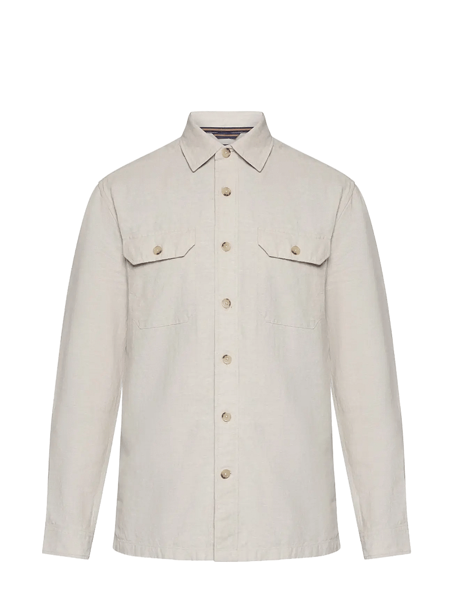 SIGNAL - JackSi Rough Linen - overshirts - creamy - 0