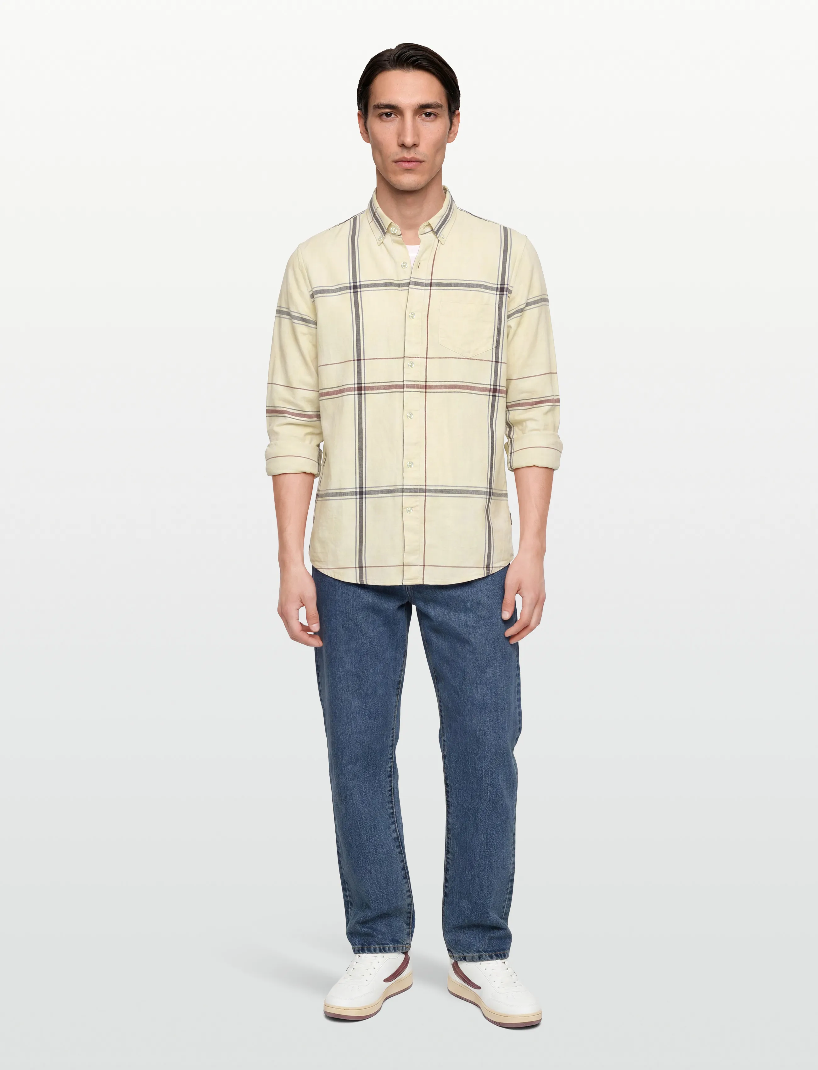 SIGNAL Gabrielsi Slub Check, XL, Shirts, Mehrfarbig/gemustert - Short-sleeved Männerswear