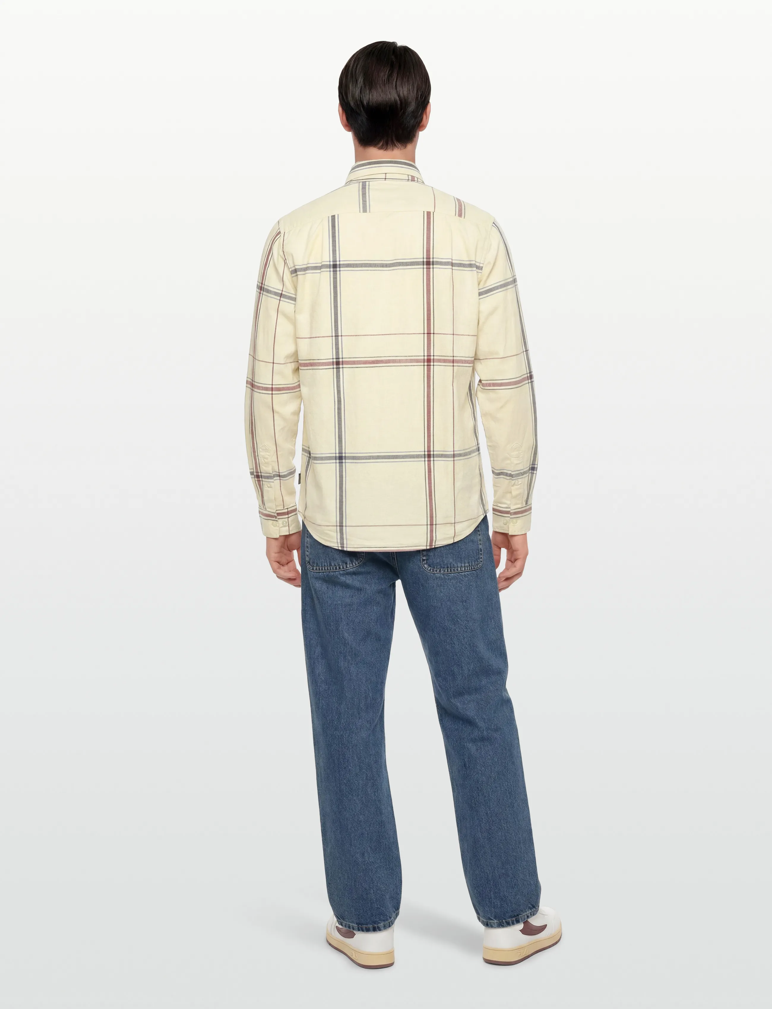 SIGNAL - GabrielSi Slub Check - kurzarmhemden - ivory cream - 4