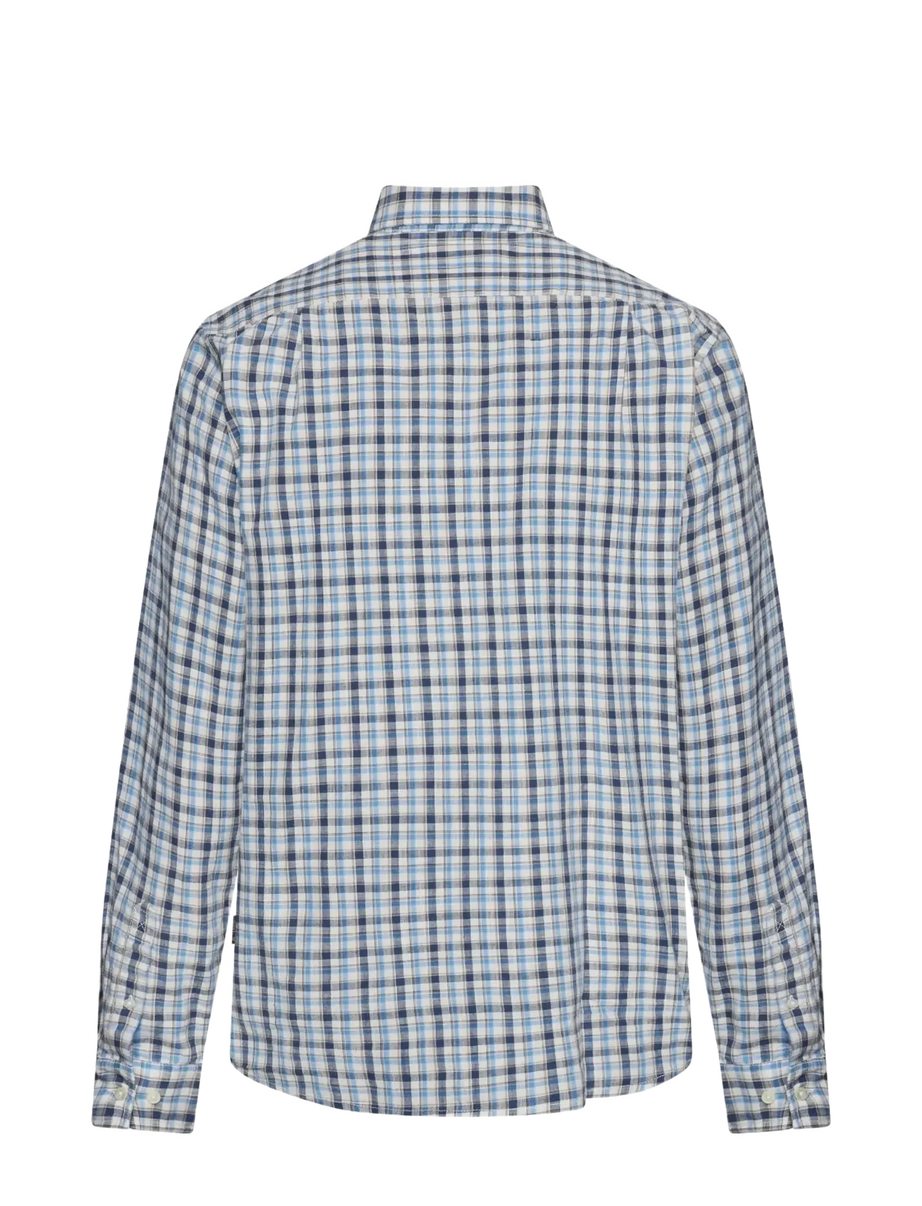 SIGNAL - GabrielSi Slub Check - stutterma skyrtur - warm beige - 2