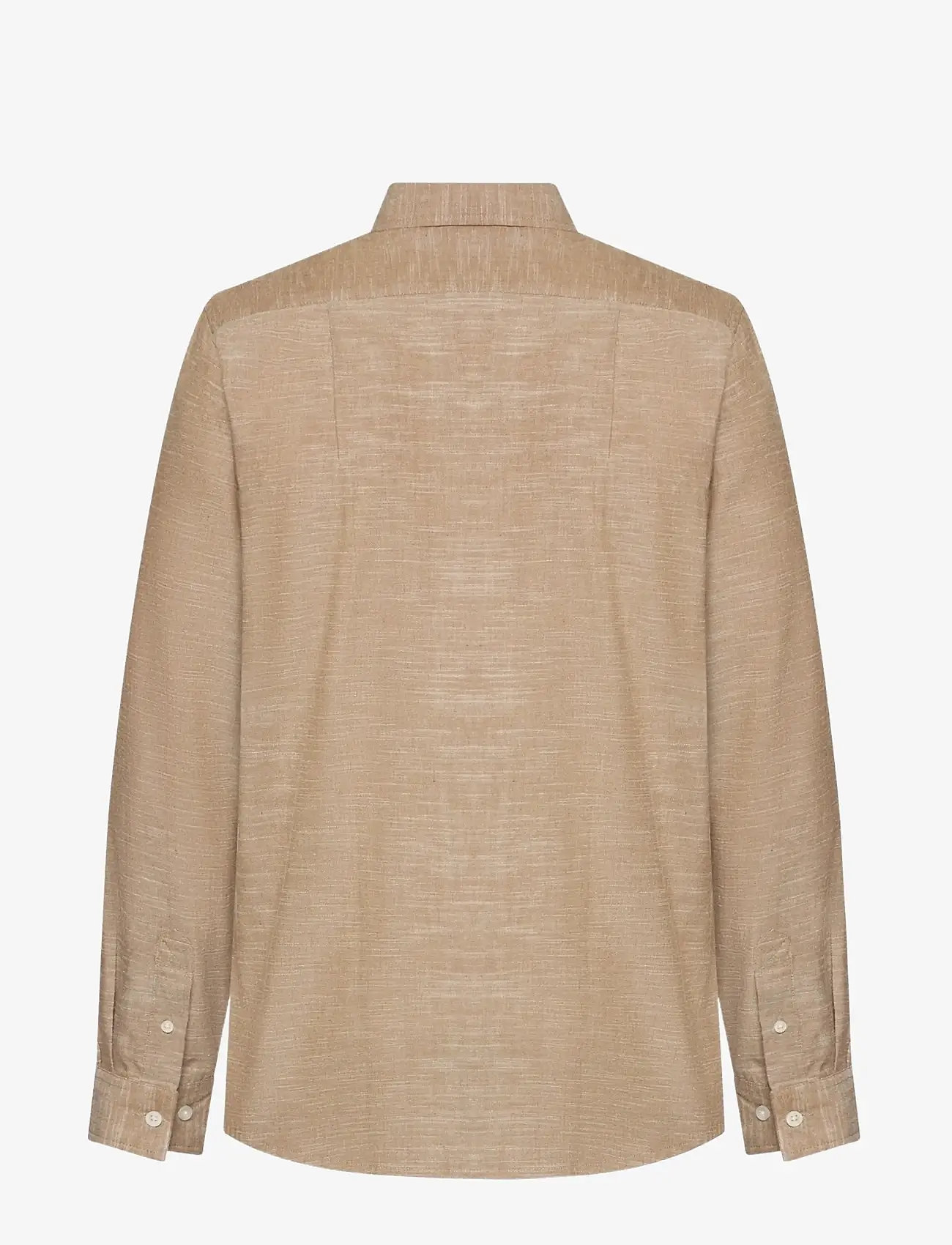 SIGNAL - GeoSi Slub Solid - casual hemden - tobacco - 1