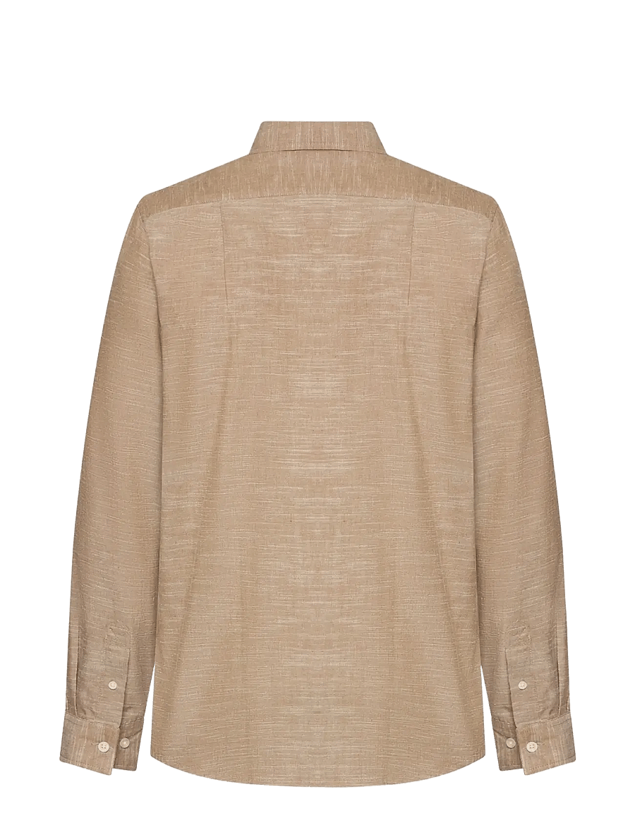 SIGNAL - GeoSi Slub Solid - koszule casual - tobacco - 1