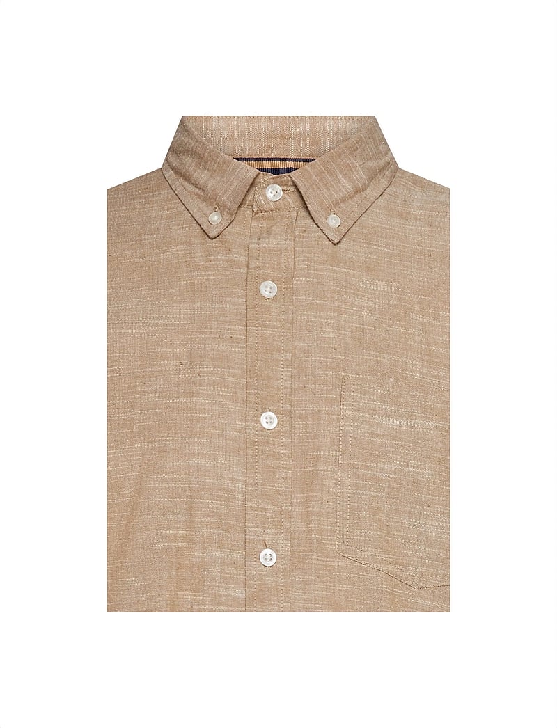 SIGNAL - GeoSi Slub Solid - casual hemden - tobacco - 2